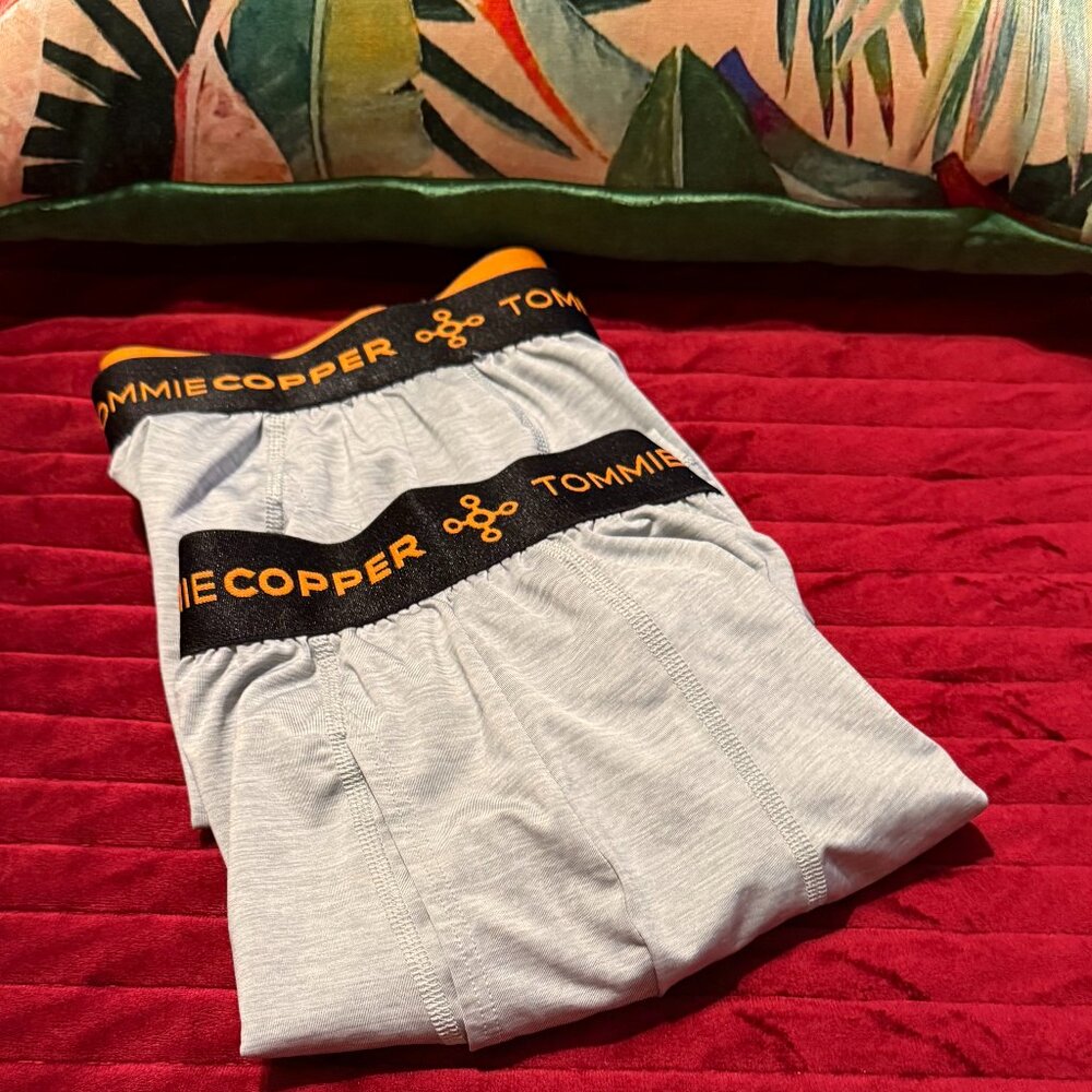 Tommie Copper Gray Boxer Shorts (2 pair of Boxers) Size Small
